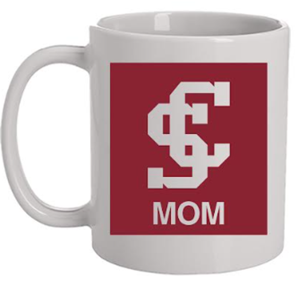 Santa Clara Broncos Mom 11oz Ceramic Mug, White; $8.98