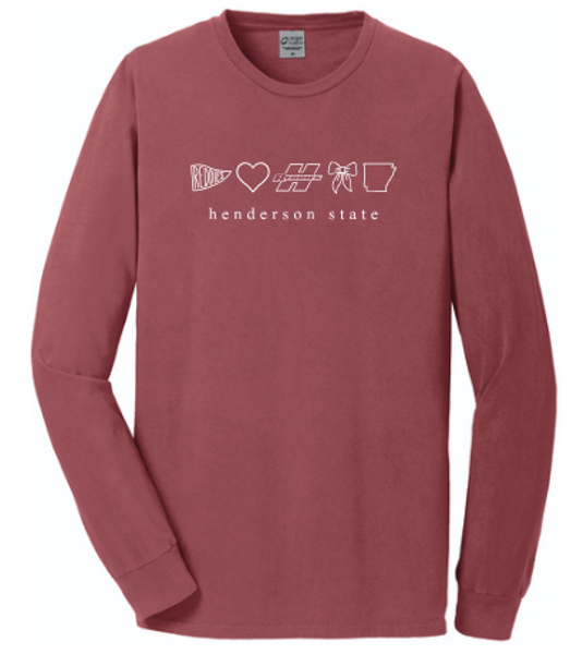 Henderson State Beach Wash Long Sleeve Tee; $34.99