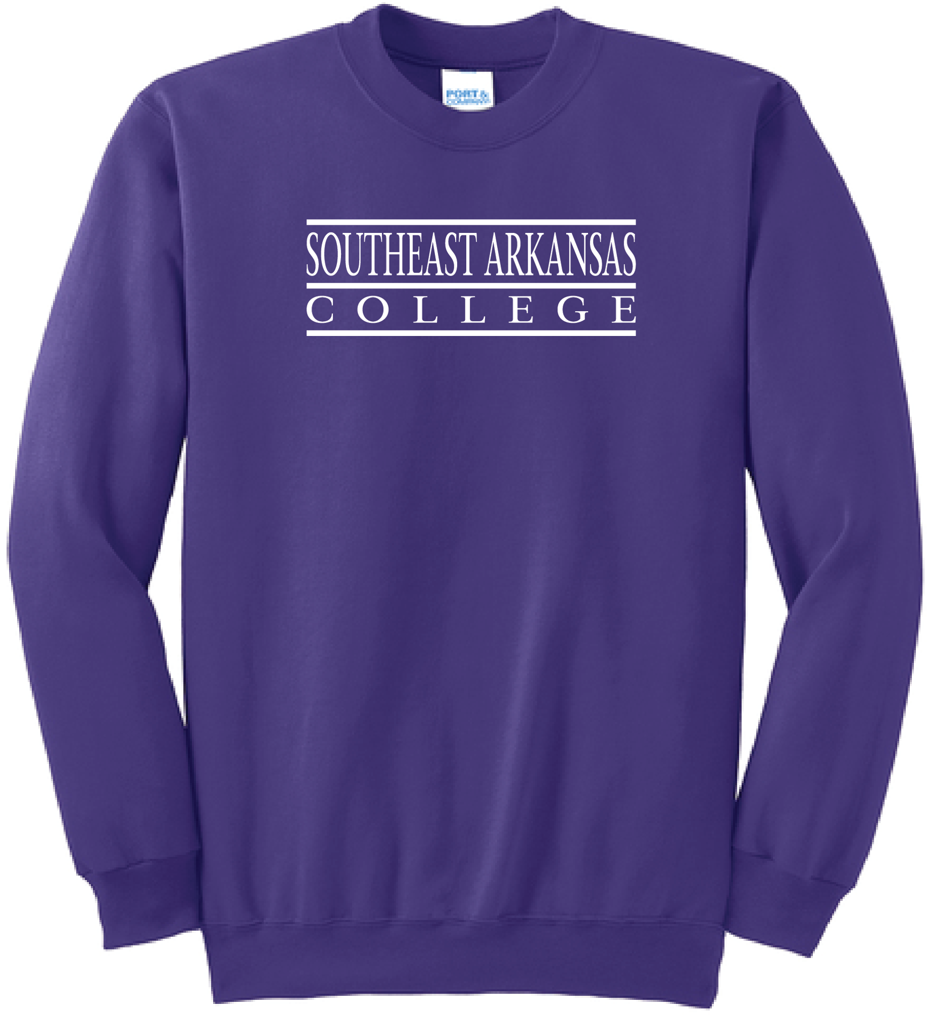 Variant 3 of 3 for Southeast Arkansas College Bar Crew Sweatshirt
