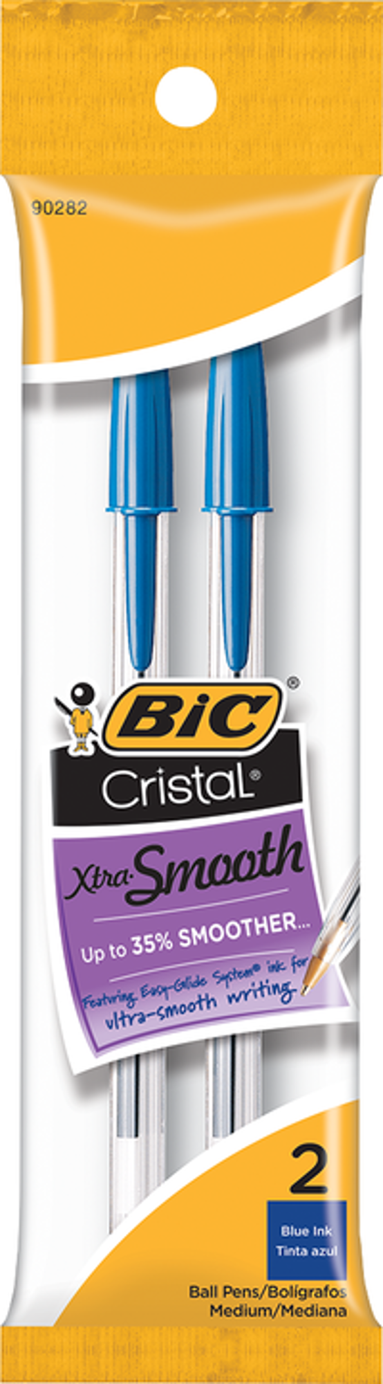 image of: BIC Cristal Stic Pen Blue 2 Pack