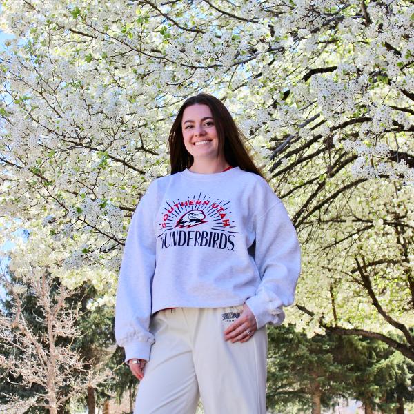 CI Sport Ladies Crew Ash SUU Thunderbirds; $50.00
