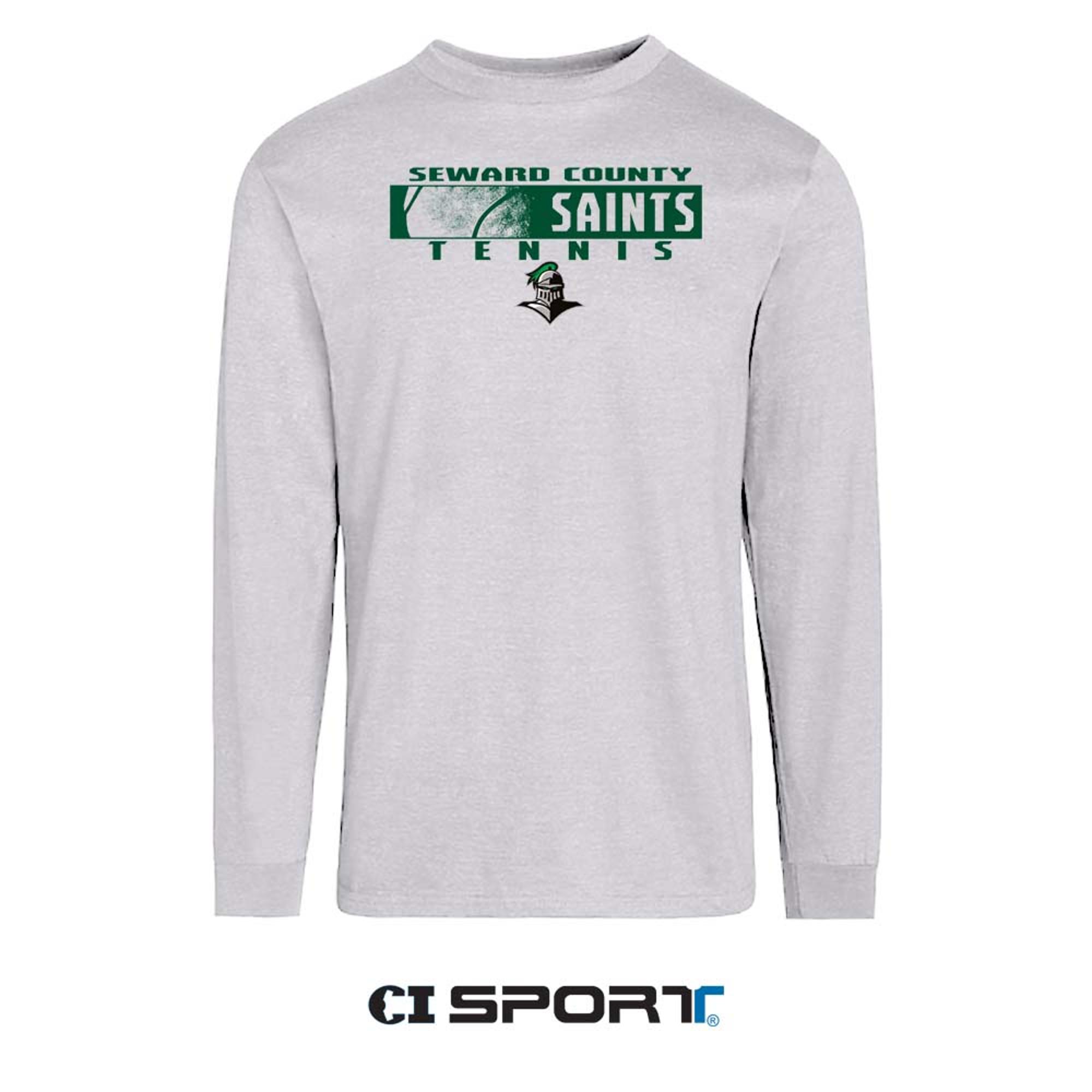 image of: CI SPORT SEWARD SAINTS PIRO TENNIS LONG SLEEVE TEE