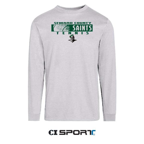 CI SPORT SEWARD SAINTS PIRO TENNIS LONG SLEEVE TEE; $30.99