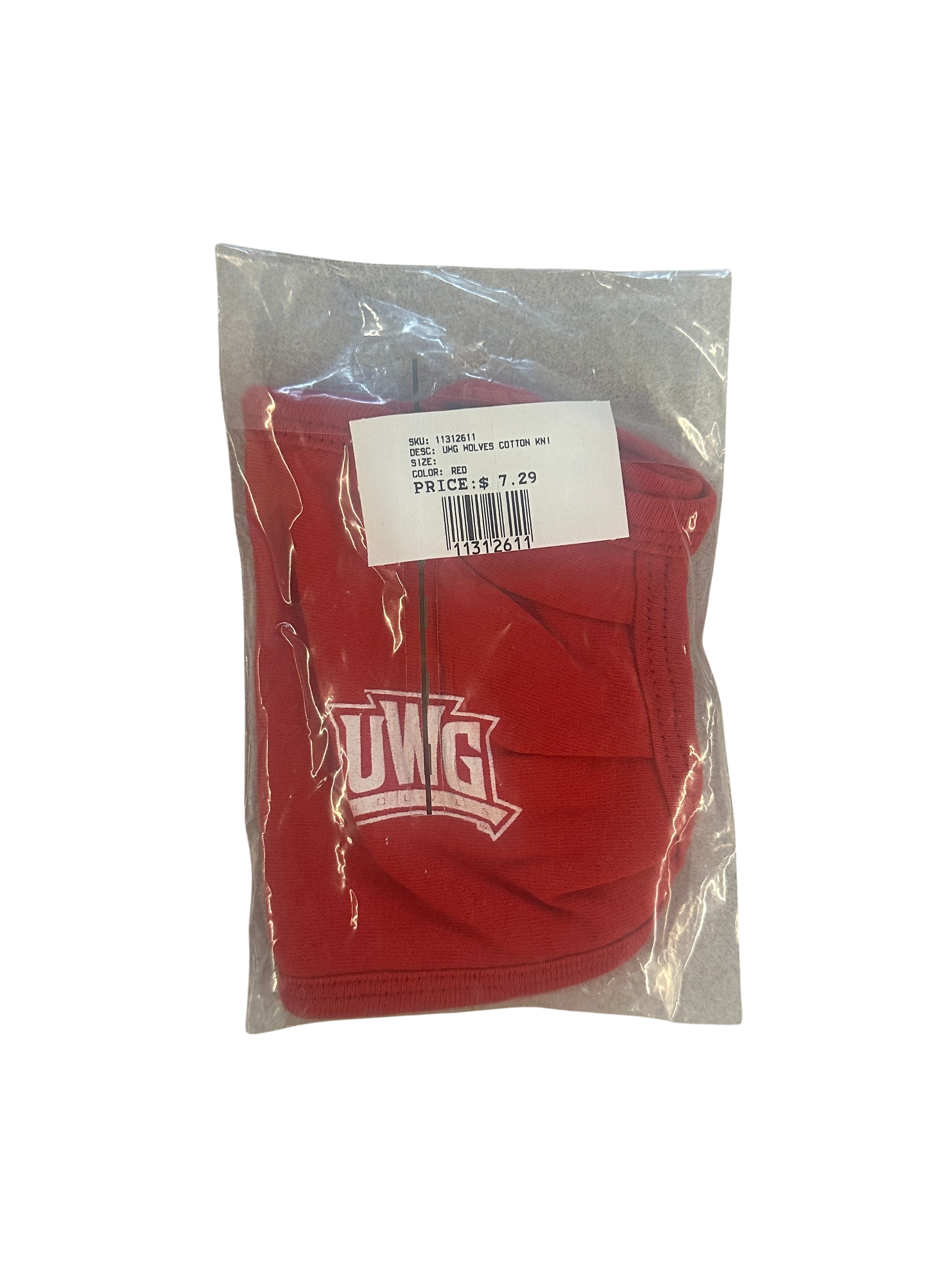 image of: UWG WOLVES COTTON KNIT FACE MASK