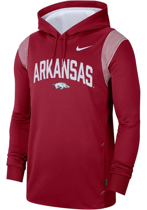 image of: Arkansas Razorbacks Nike Youth Therma PO Hoodie