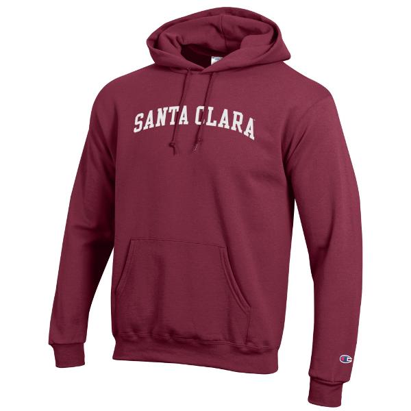 Santa Clara Broncos Champion Powerblend Fleece Hood, Garnet; $74.98