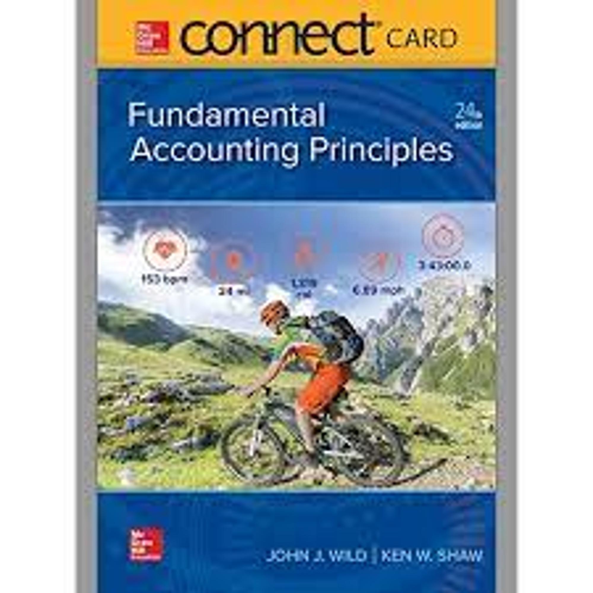 Cover image for Connect Access Card: Fundamental Accounting Principles 25e