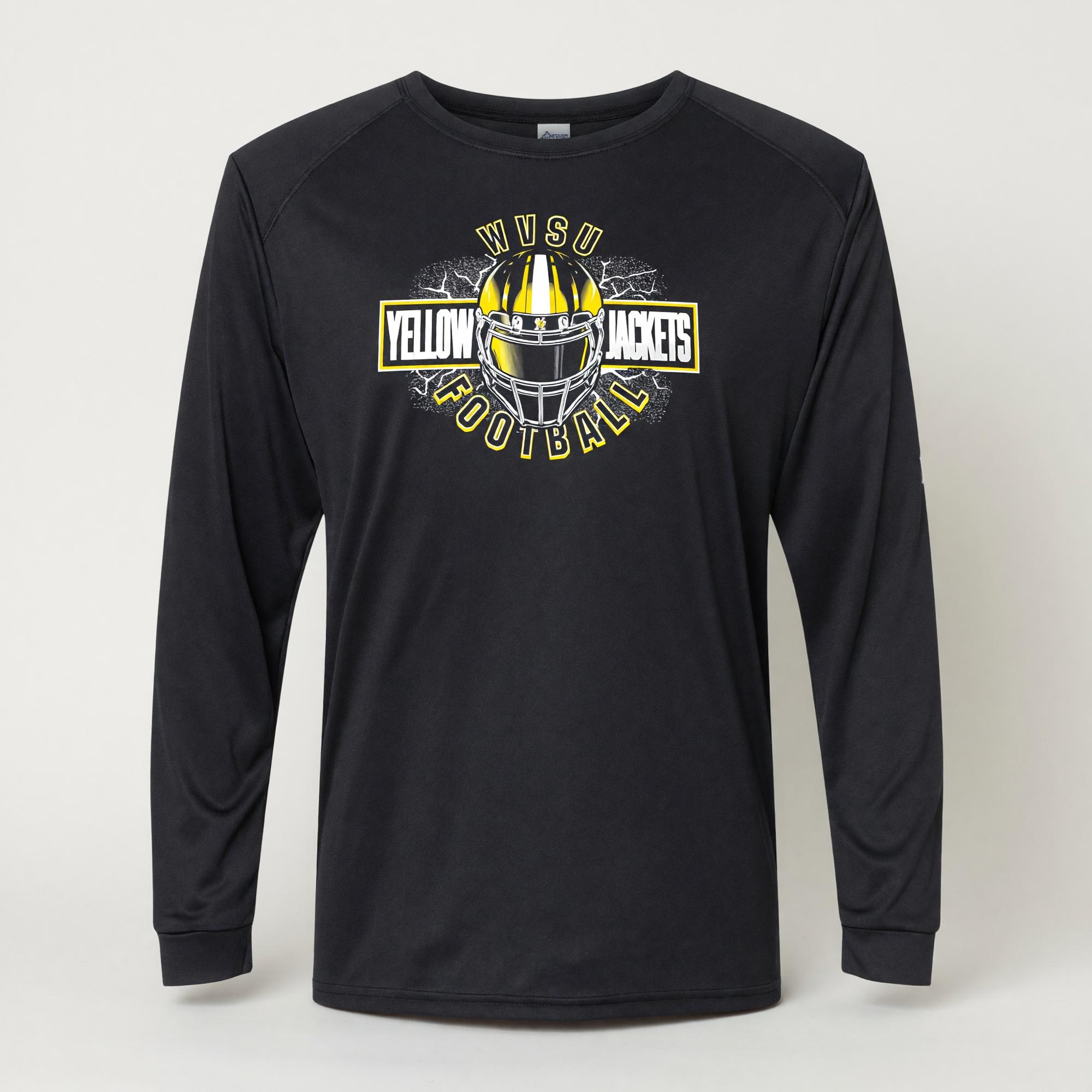 Variant 5 of 12 for Tee - College House Black Performance "Football"