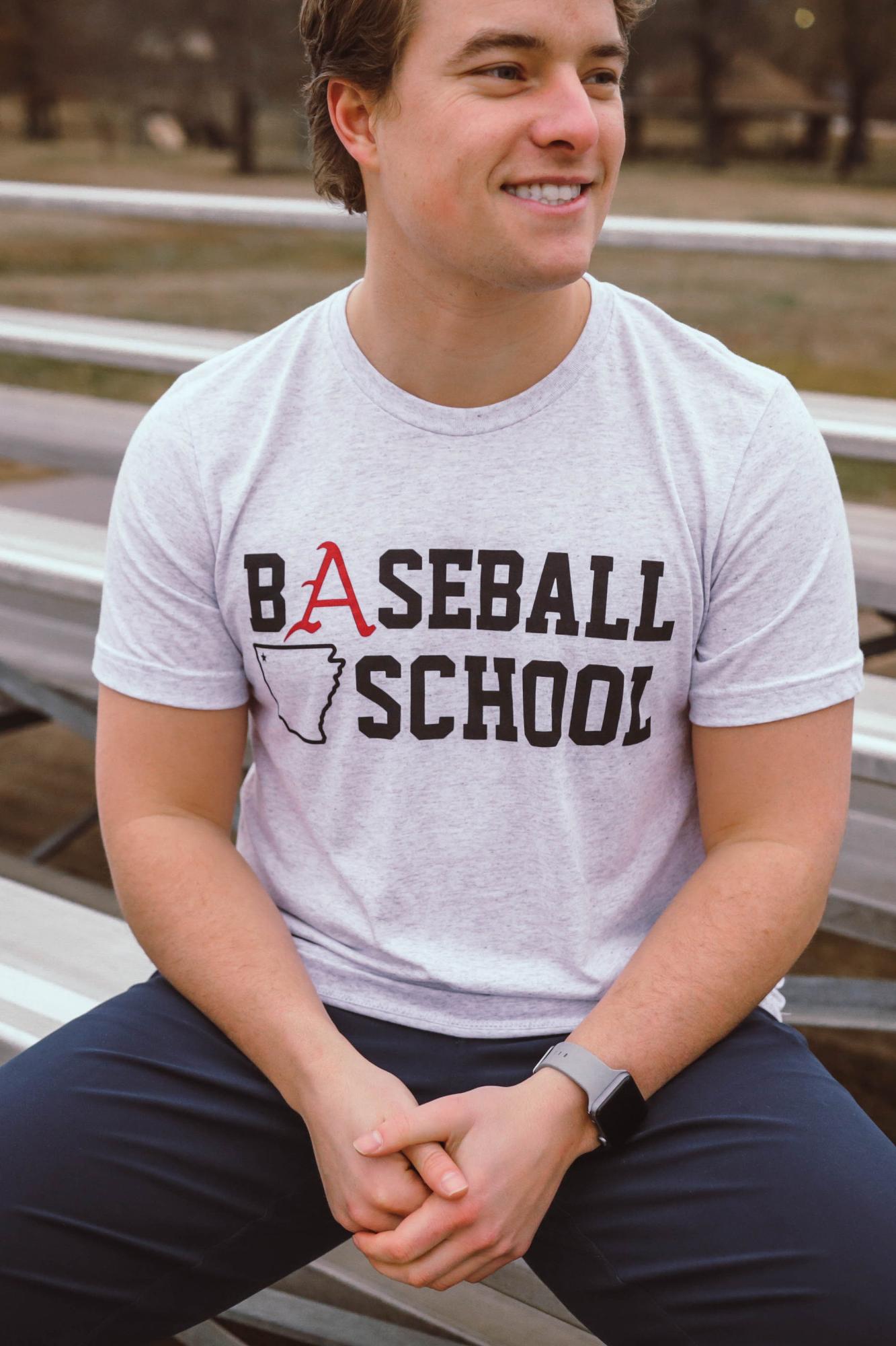 image of: Arkansas Razorbacks Baseball School Short Sleeve Tee