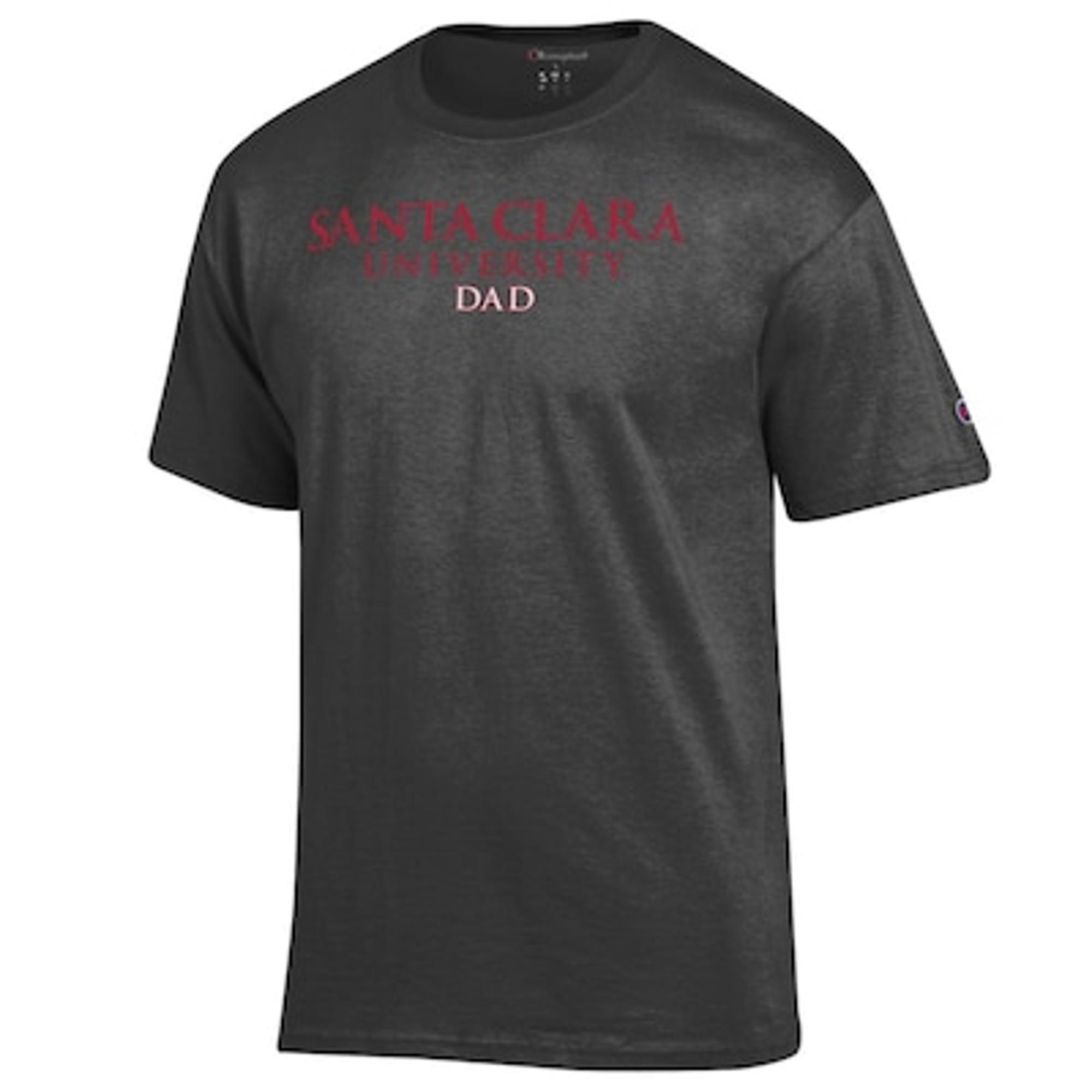 image of: Santa Clara Broncos Dad Short Sleeve Tee, Granite