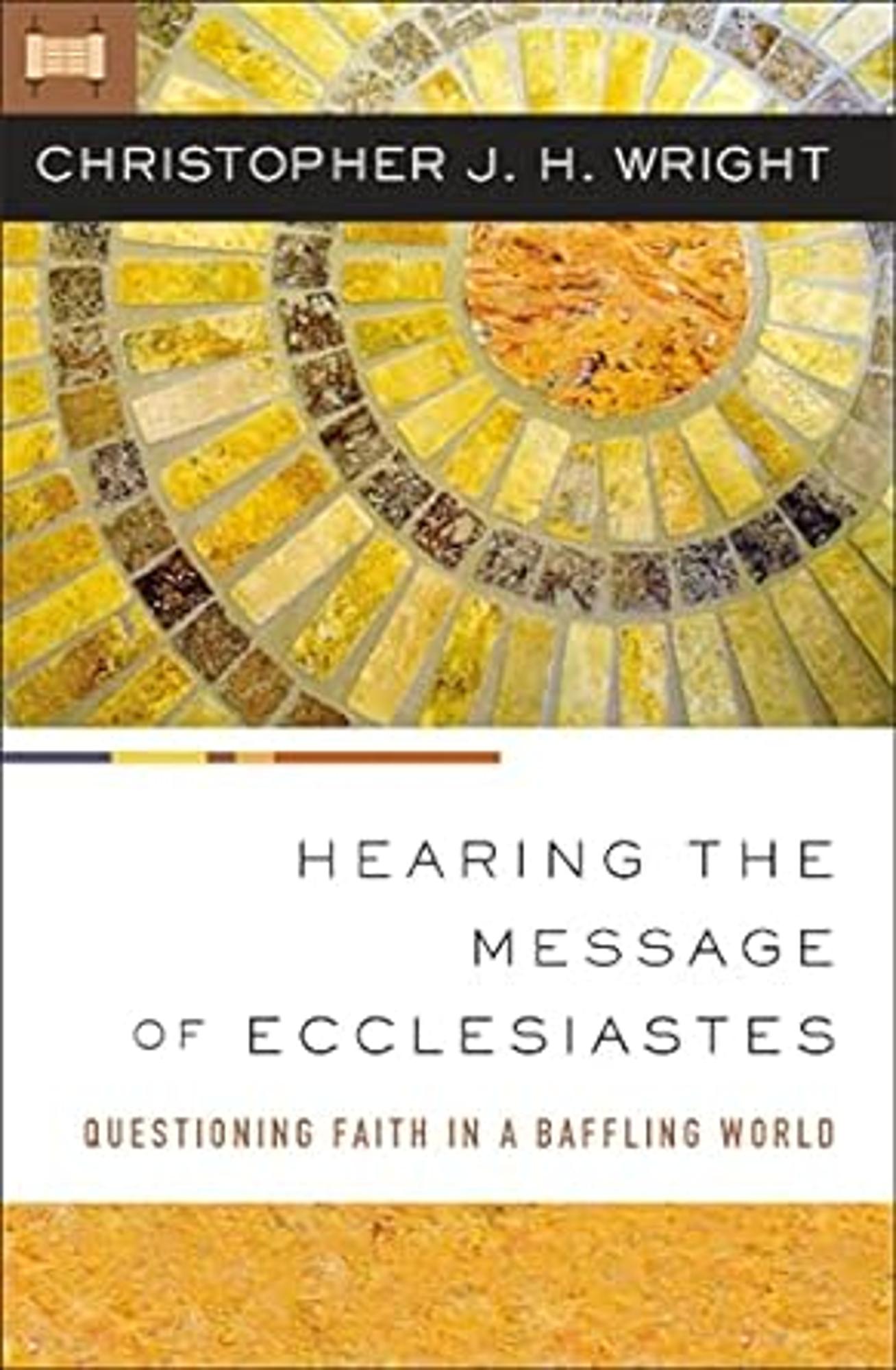 Cover image for Hearing the Message of Ecclesiastes : Questioning Faith in a Baffling World