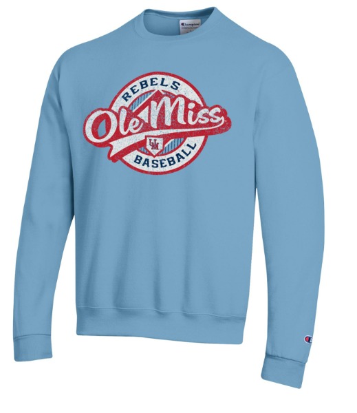 Ole Miss Rebels Baseball Crew Denim Jacket Blue; $39.99