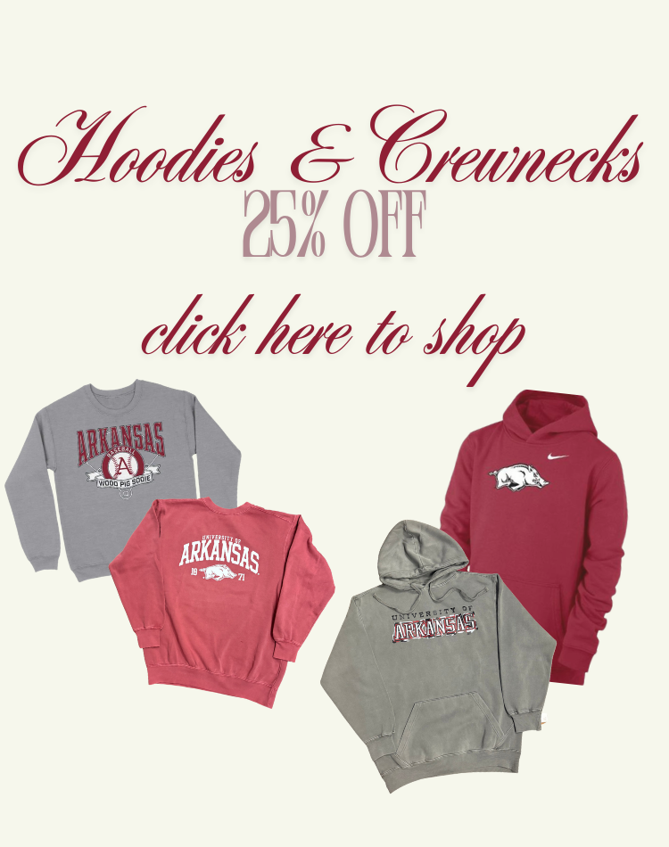 Click to save 25%on Crewnecks and Hoodies!