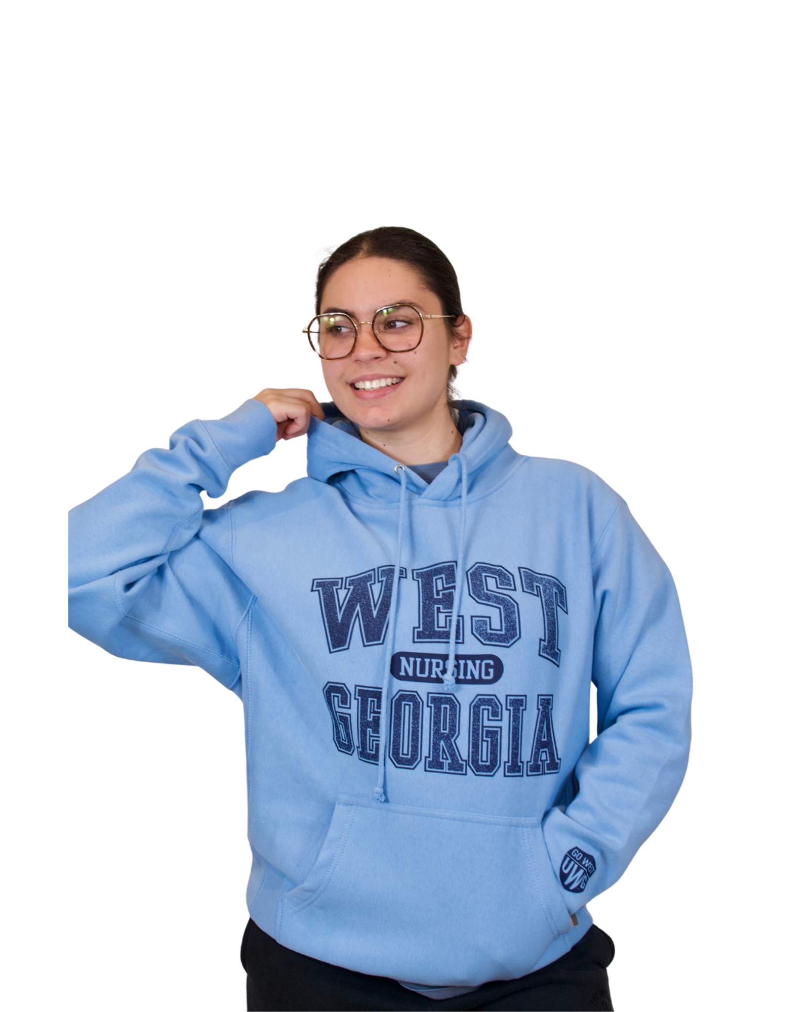Product image 1 of 4 for SHIELD LOGO WEST GA NURSING PROWEAVE HOOD