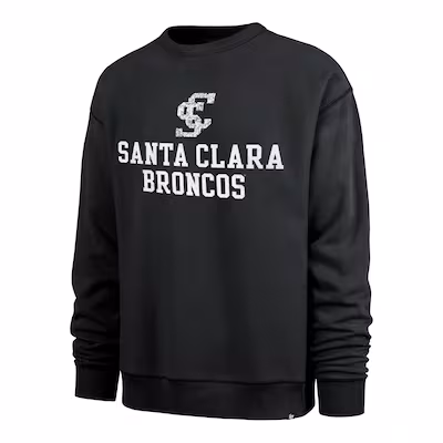 image of: Santa Clara Broncos 47 Brand Dusted Windsor River Crew, Black