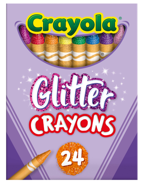 Crayola Glitter Crayons - 24pk; $6.99