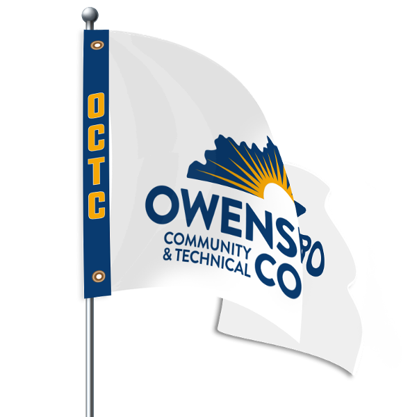 KOCTC 3'x5' FLAG SUBLIMATED WHITE; $39.99