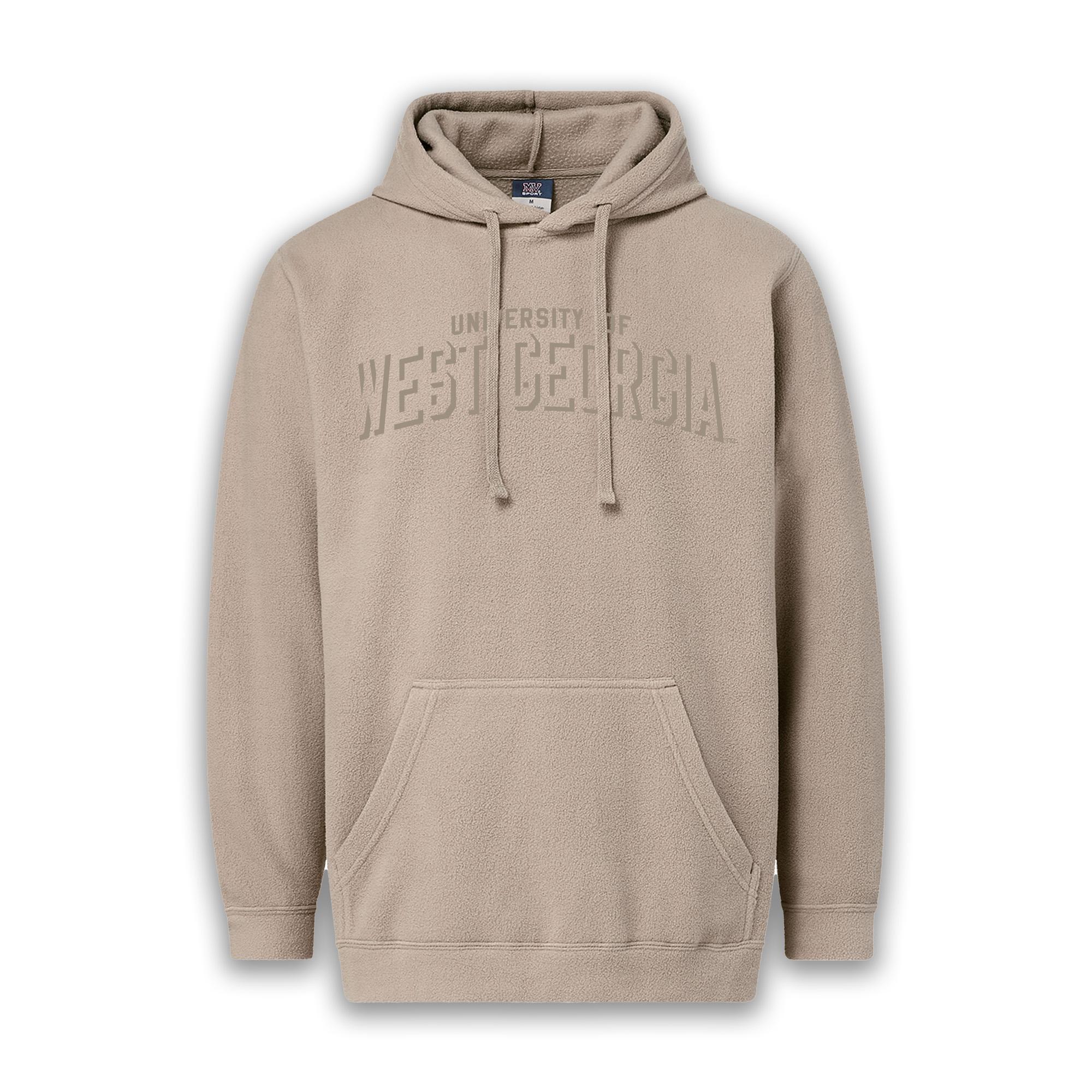 image of: WHISPER FLEECE HOOD UNIV. OF WEST GA