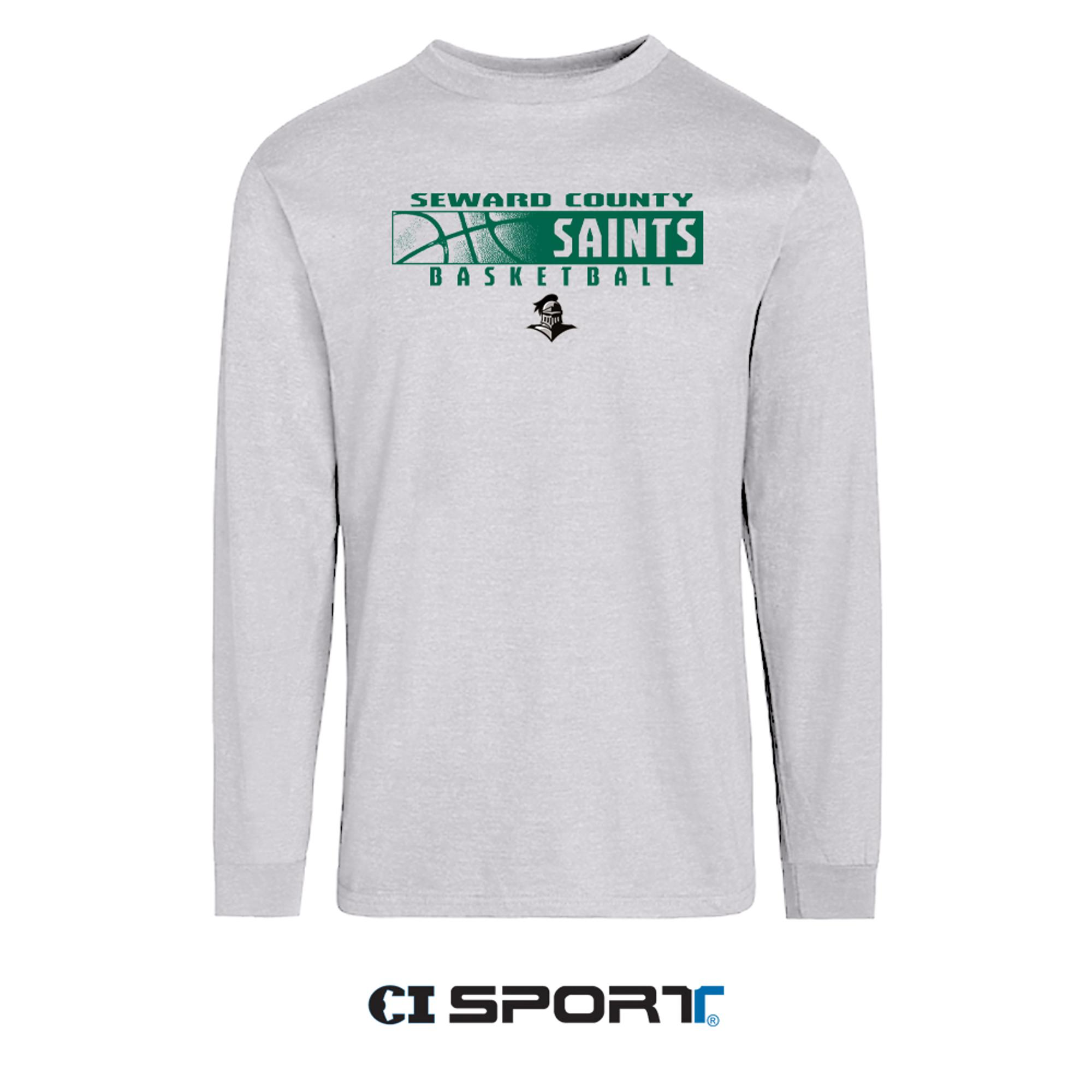 image of: CI SPORT SEWARD SAINTS PIRO BASKETBALL LONG SLEEVE TEE