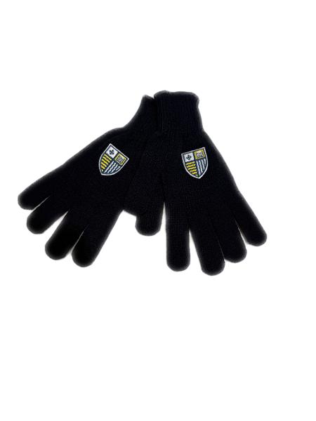 Navy Shield Tailgate Knit Glove; $24.99