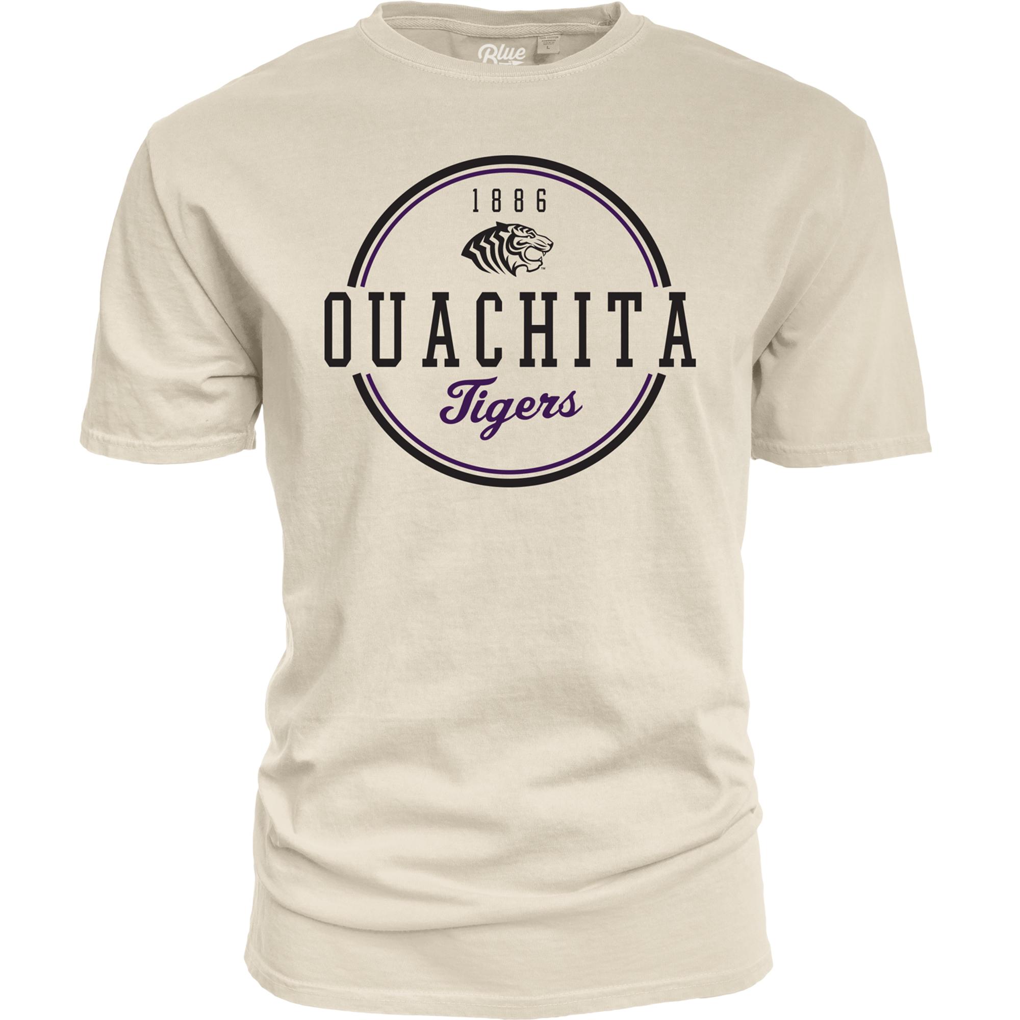 image of: Ouachita Tigers Tribunal Dyed Ringspun Tee