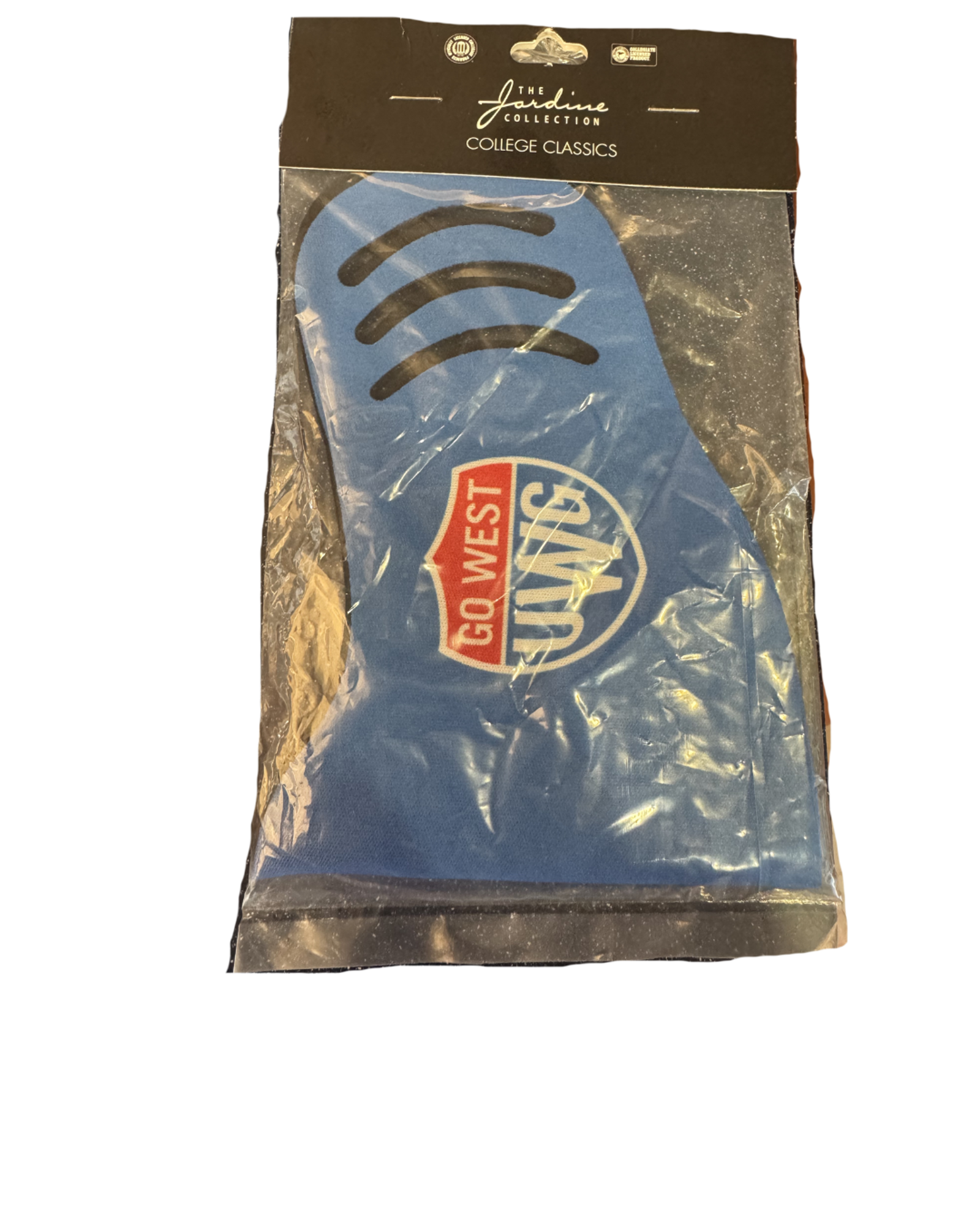 image of: GO WEST EMBLEMATIC FULL COLOR FACE MASK*