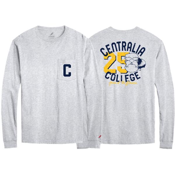 League Centralia College 25 Pocket Long Sleeve; $19.99