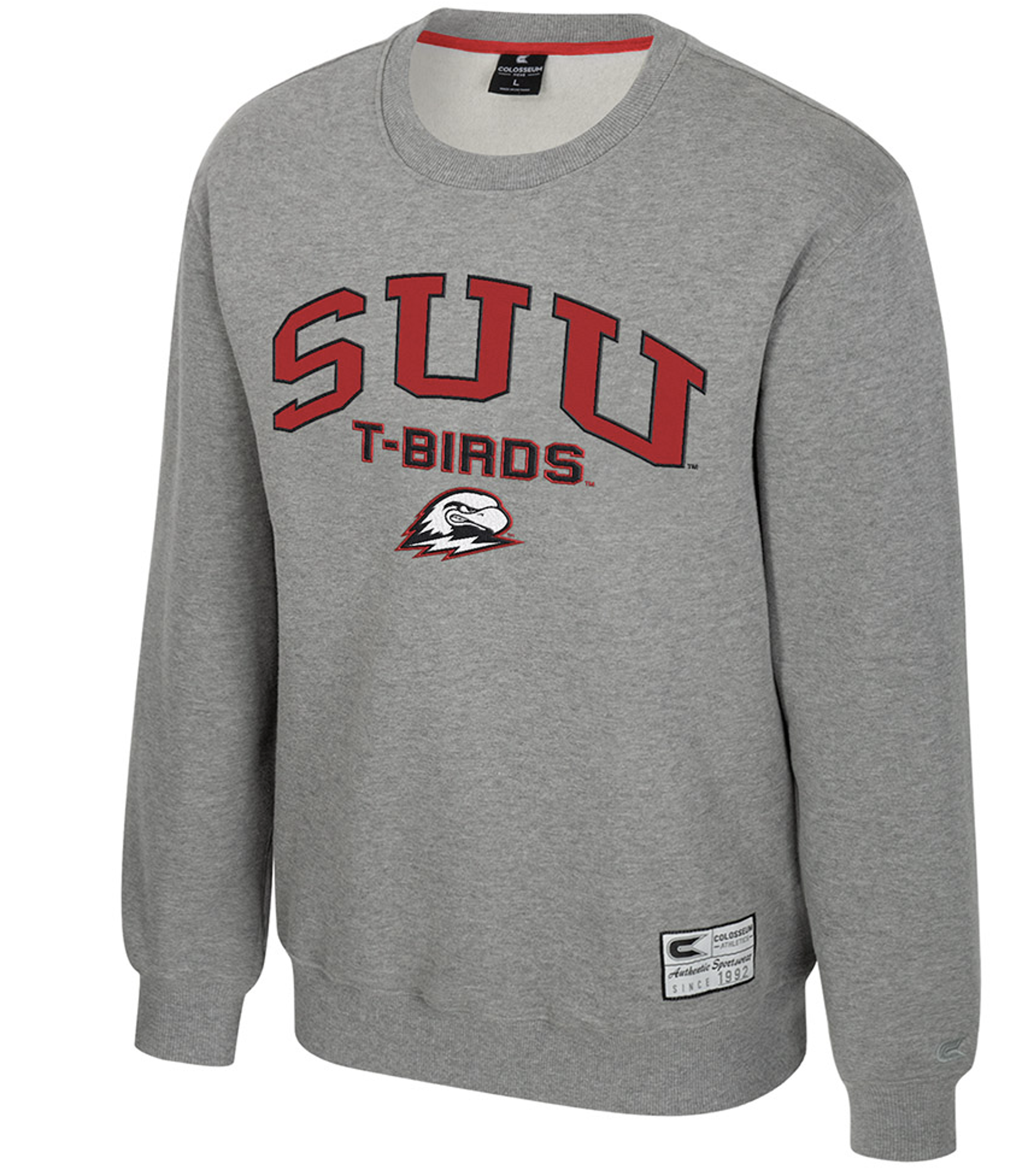 Product image 1 of 2 for COLOSSEUM GRAY CREW SUU/TBIRDS
