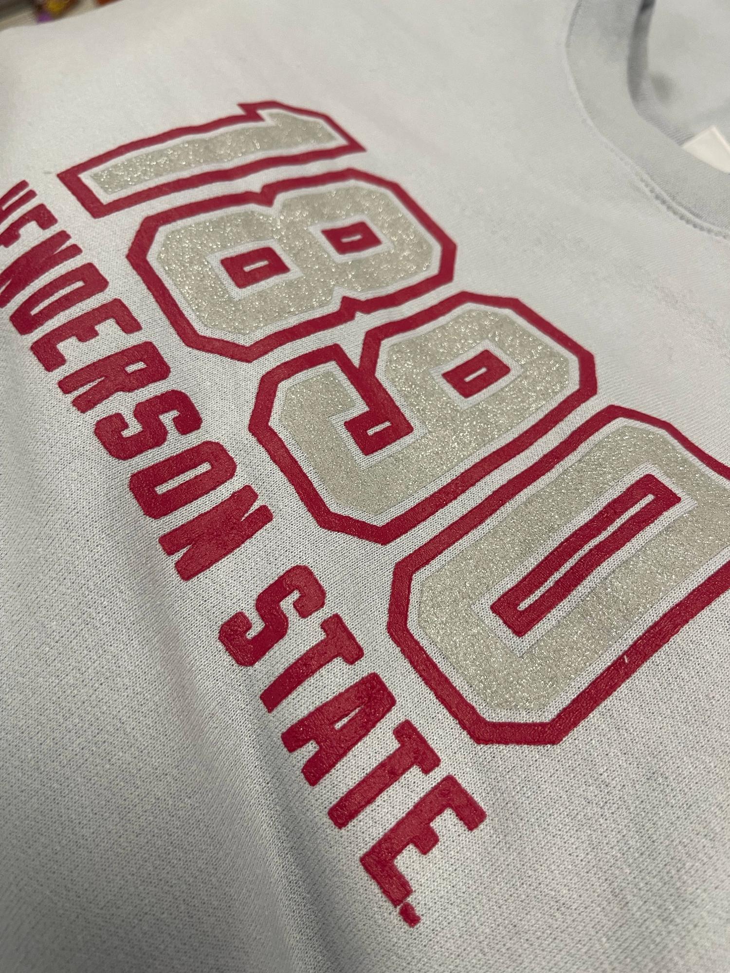 Product image 3 of 6 for Henderson State Glitter Champion Women's Powerblend Fleece Crew