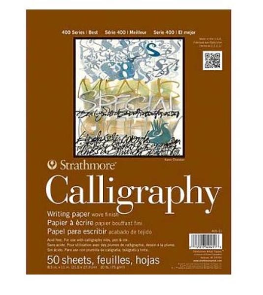 STRATH Calligraphy parch 8.5x11; $8.99