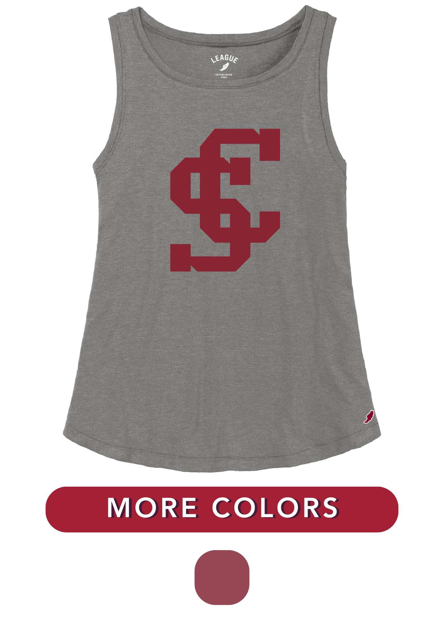 image of: Santa Clara Broncos Women's Tri-Flex Trapeze Tank