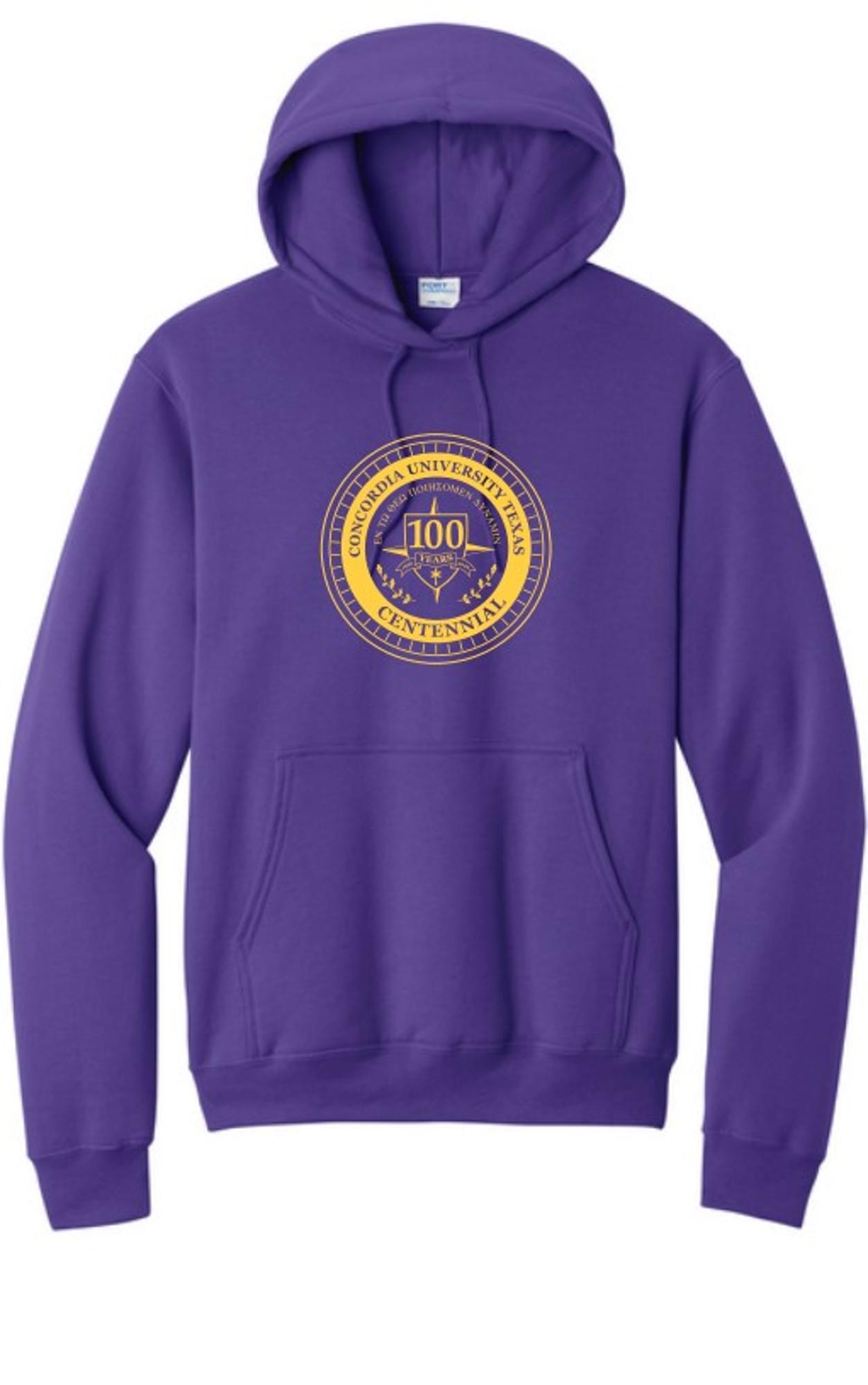 Product image 1 of 1 for Concordia University Texas Centennial Hoodie, Purple