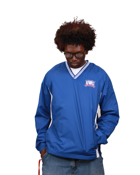 V-NECK RAGLAN WINDSHIRT ATHLETICS; $54.99