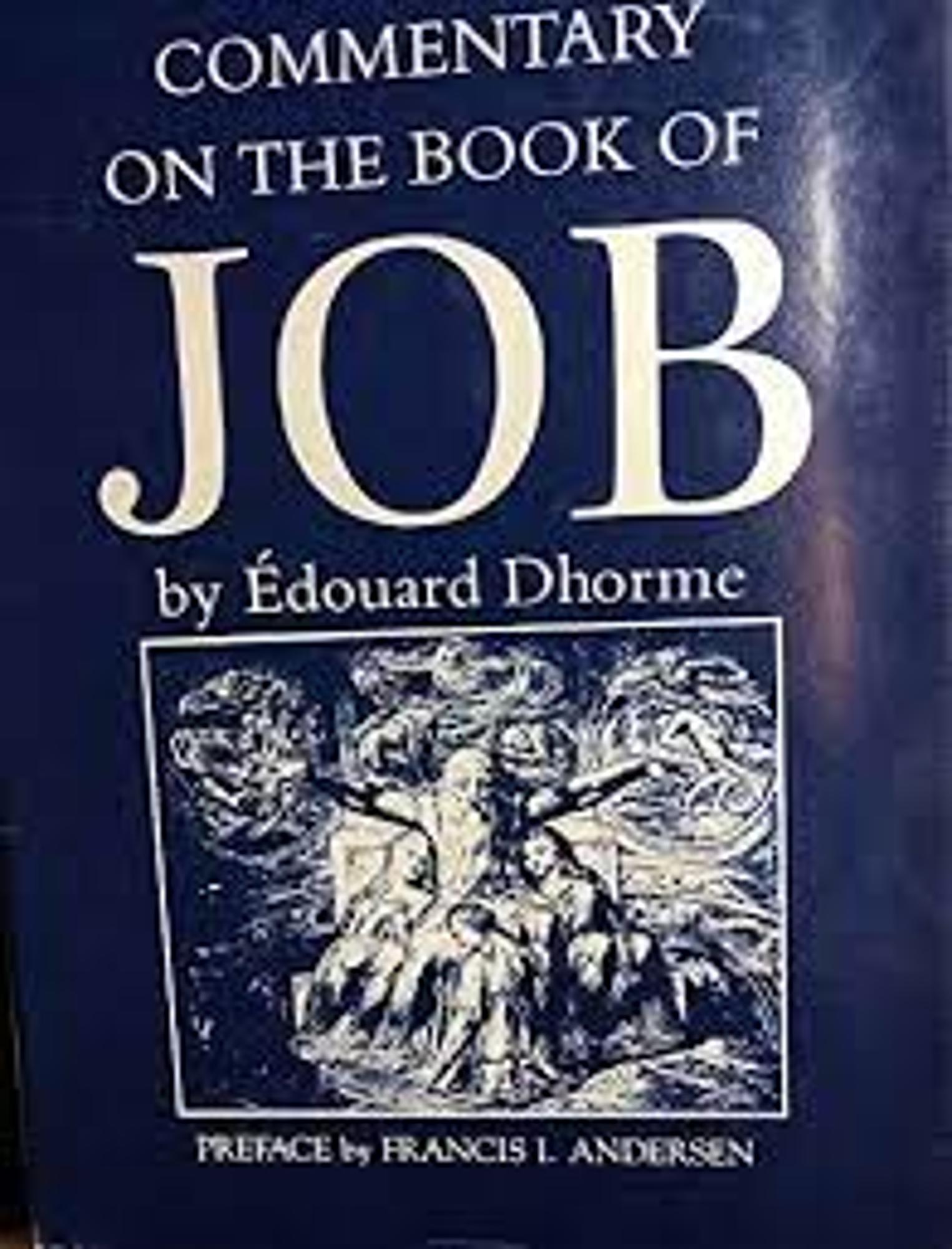 Cover image for A Commentary on the Book of Job