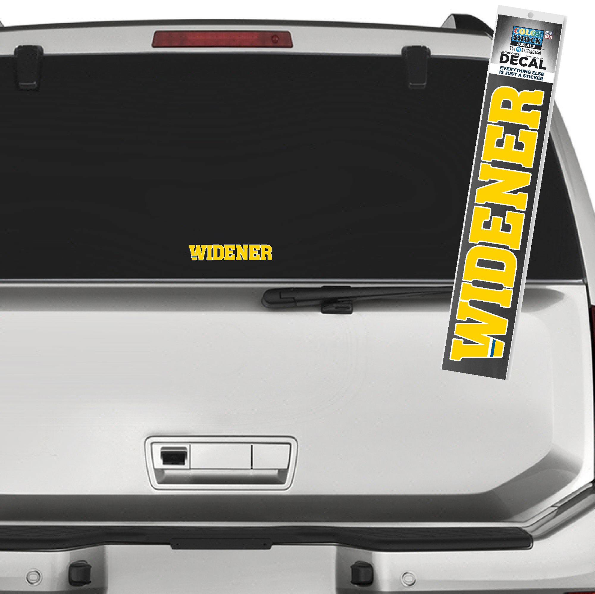 Product image 1 of 1 for Car Decal - WIDENER Yellow