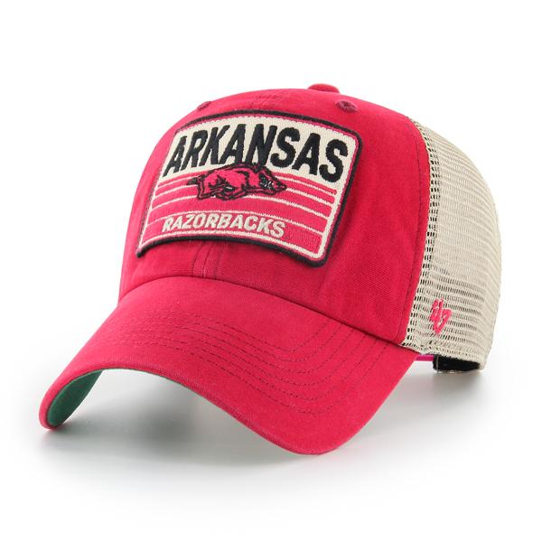 Arkansas Razorbacks '47 Brand Four Stroke Clean Up Hat - Vintage Red; $32.00