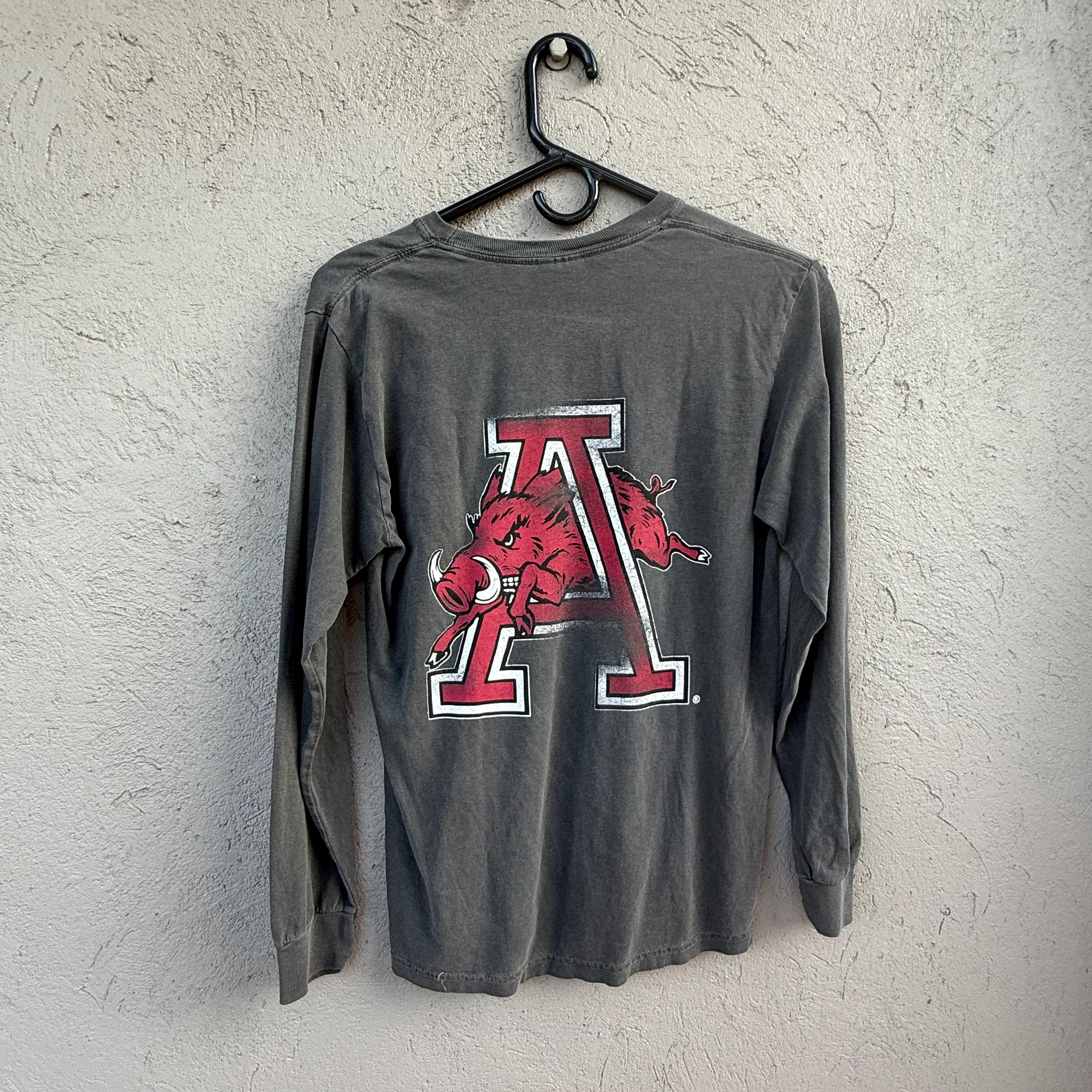 Product image 3 of 3 for Arkansas Razorbacks Hog Through the 'A' Long Sleeve Tee