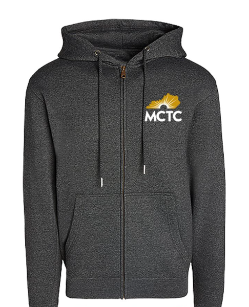 KMCTC HOODIE FULL ZIP STATE LOGO LC; $59.99
