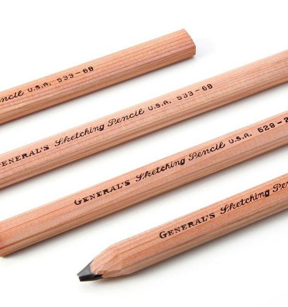 General's Flat Sketching Pencil; $1.29