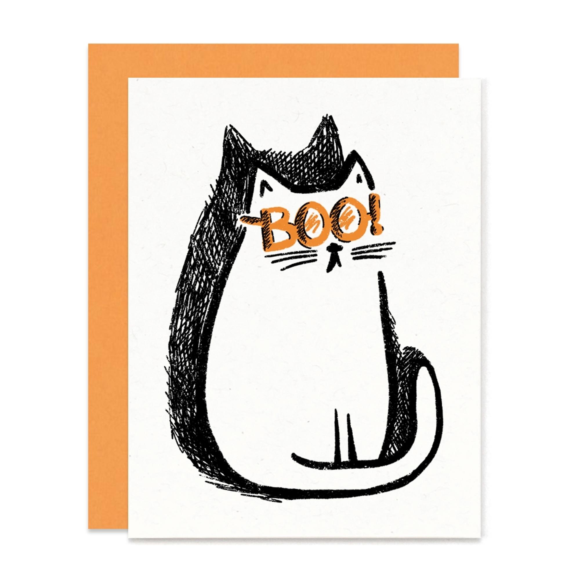 Product image 1 of 1 for Boo Cat Halloween Card
