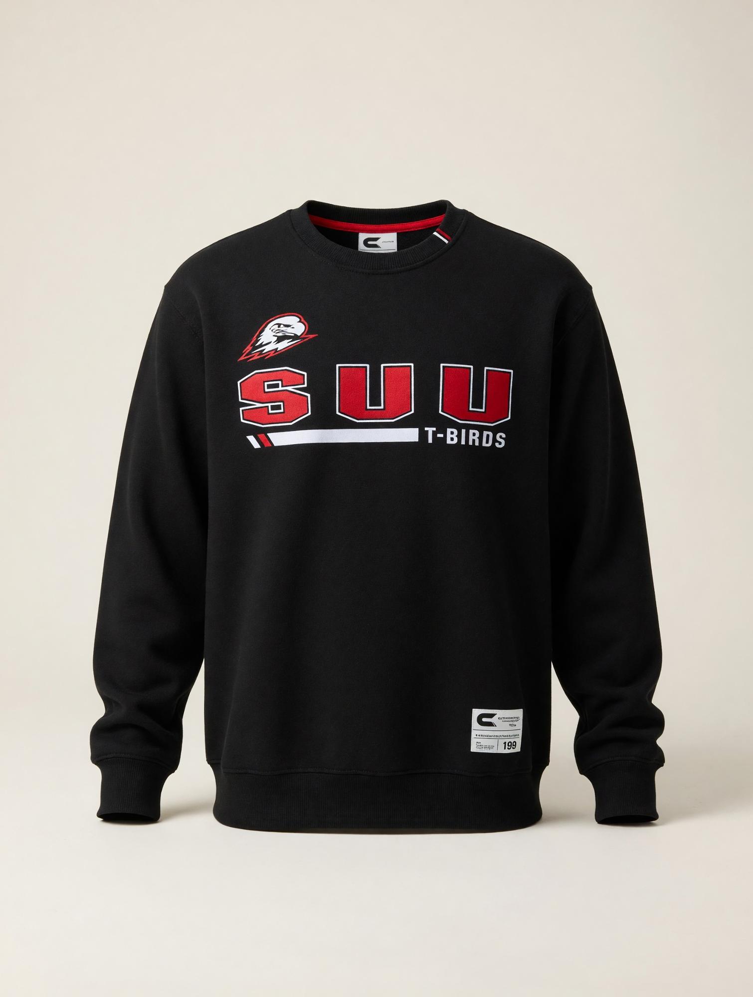 Product image 2 of 2 for Colosseum Crew Black SUU Bar T-Birds
