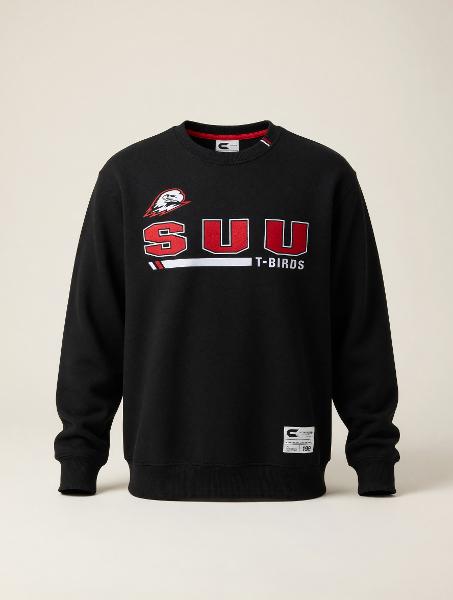 Colosseum Crew Black SUU Bar T-Birds; $50.00