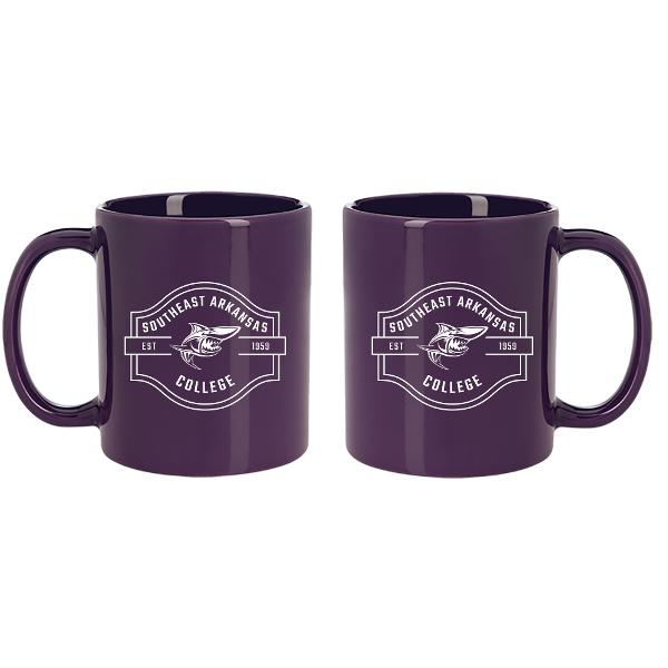 Southeast Arkansas College 11oz Ceramic Mug, Purple; $9.98