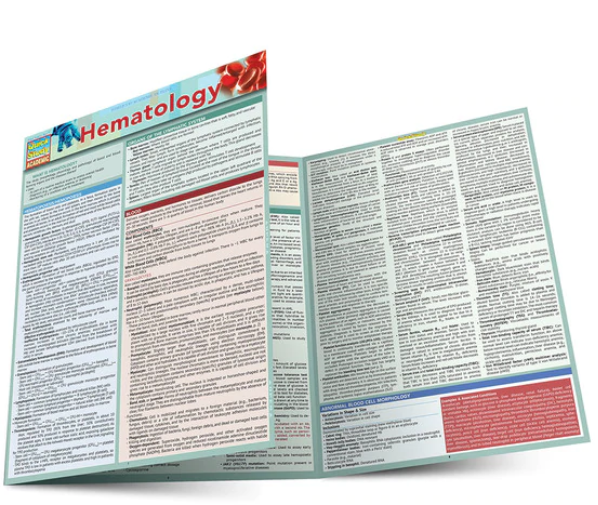 Cover image for HEMATOLOGY LAMINATED STUDY GUIDE