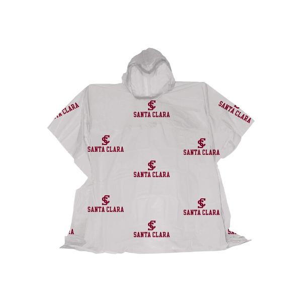 Santa Clara Broncos Poncho with Drawstring Hood; $5.98