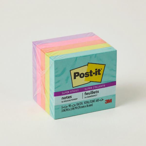 POST-IT NOTES 3X3 MIA 5 Pk; $12.99