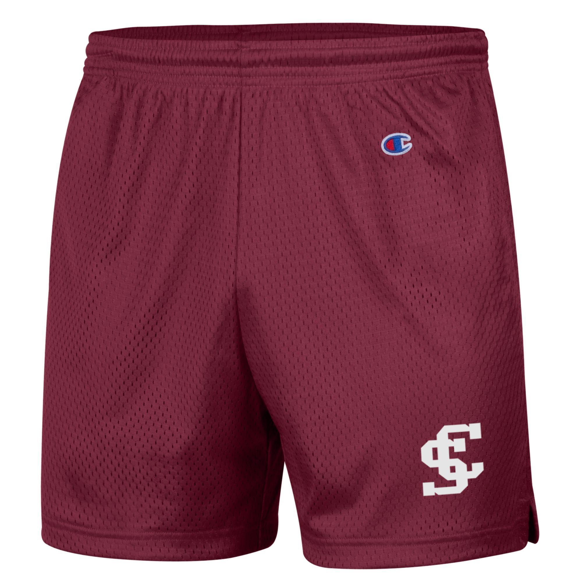 Product image 1 of 1 for Santa Clara Broncos Champion Men's 5 Inch Mesh Short, Garnet