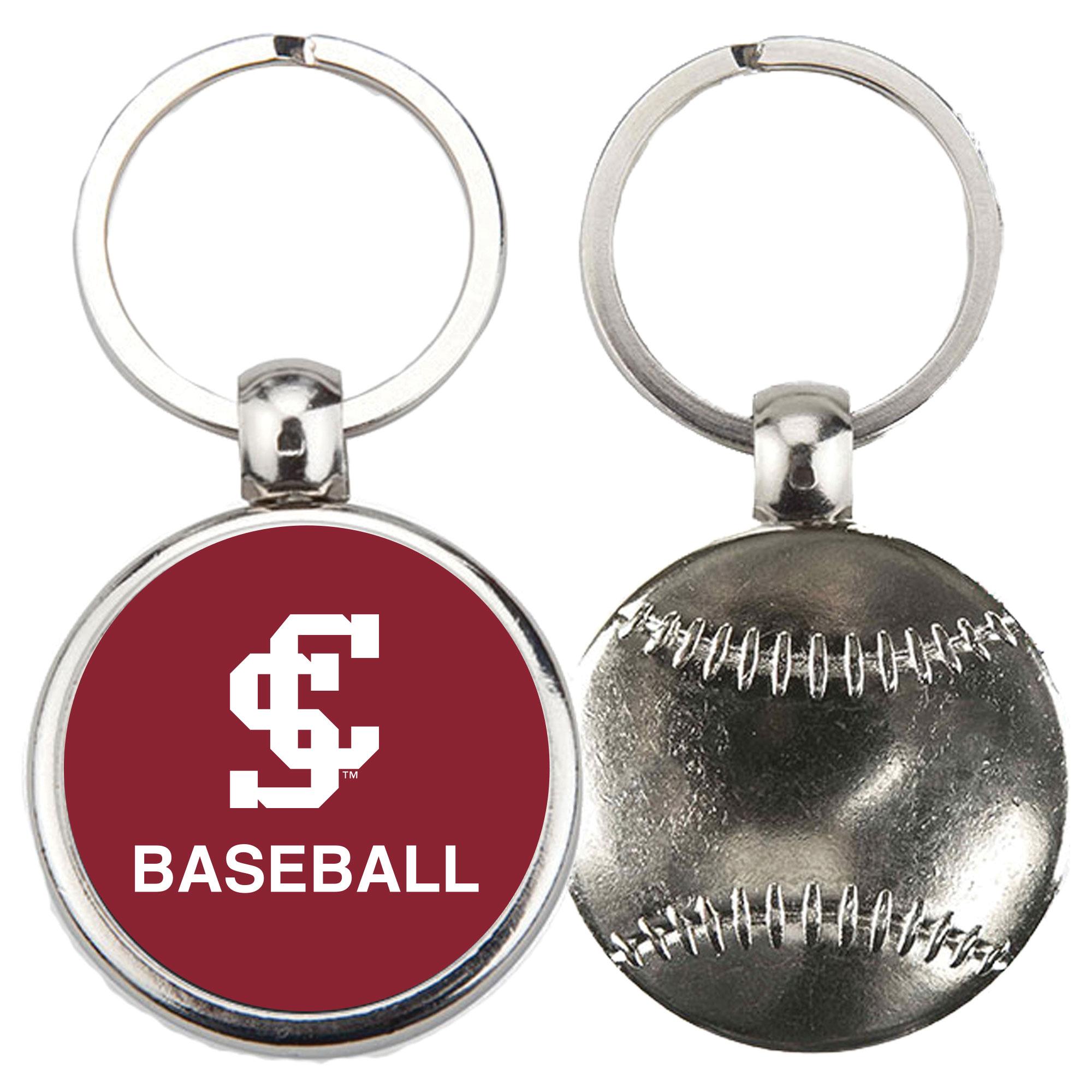 image of: Santa Clara Broncos Baseball Keychain