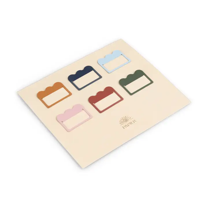 image of: Papier Cloud Multicolor Metal Index Tabs