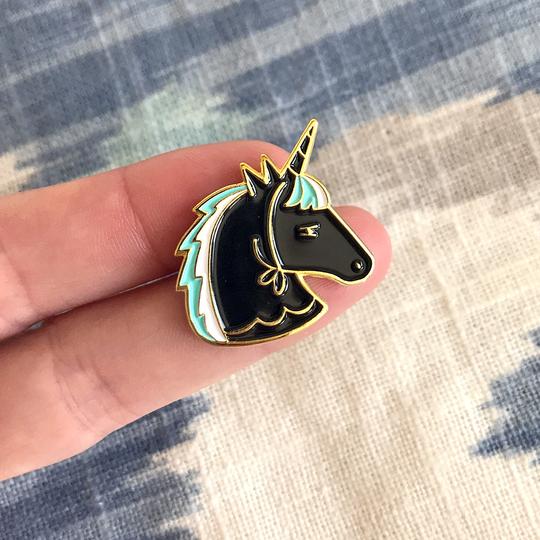 Product image 1 of 1 for Enamel Pin Crashed the Party Unicorn